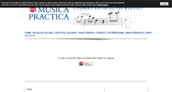 Desktop Screenshot of musicapractica.it